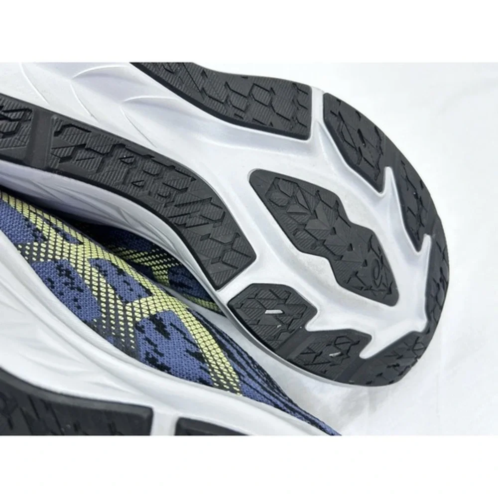 asics mens FF blast shoes sz 12 running mesh athletic sneakers Blue Black Yellow